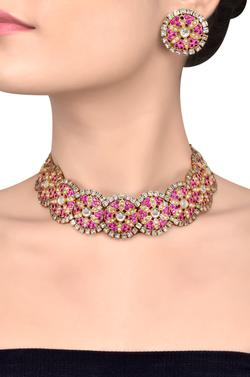 Image Of Elora Ruby Necklace