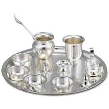 Image Of SILVER POOJA ITEMS