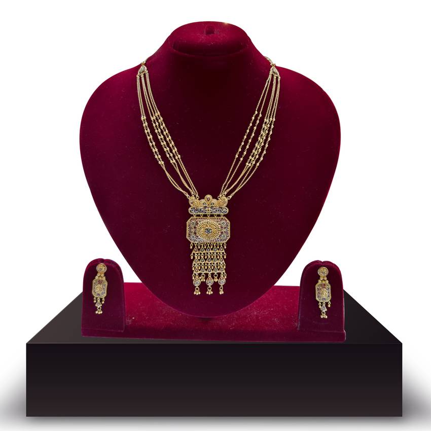 Image Of Majestic White Gold, Pearl Neckwear Set