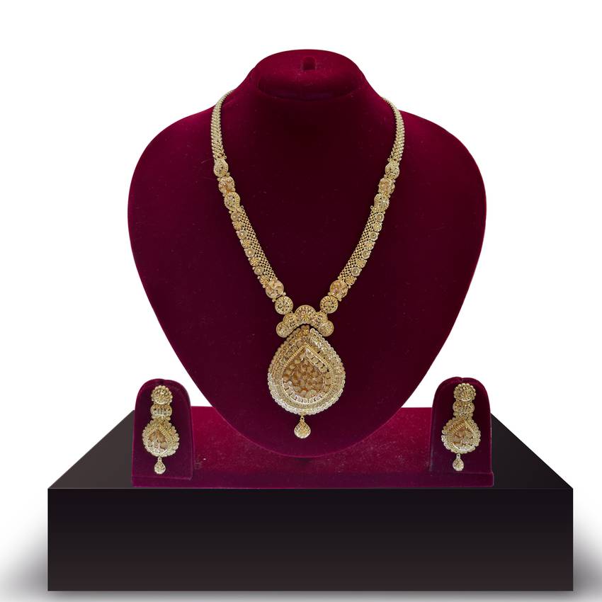 Image Of Divinely Regal Gold  Neckwear Set
