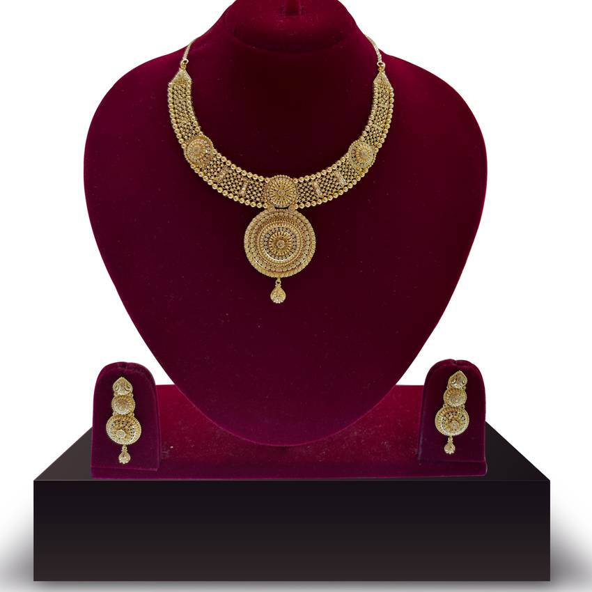 Image Of Antique Nakashi Gold Neckwear Set