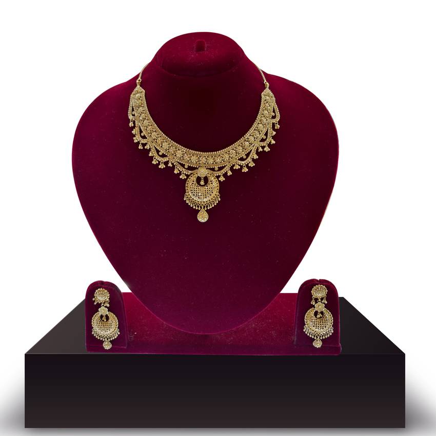 Image Of Masterful Gold Neckwear Set
