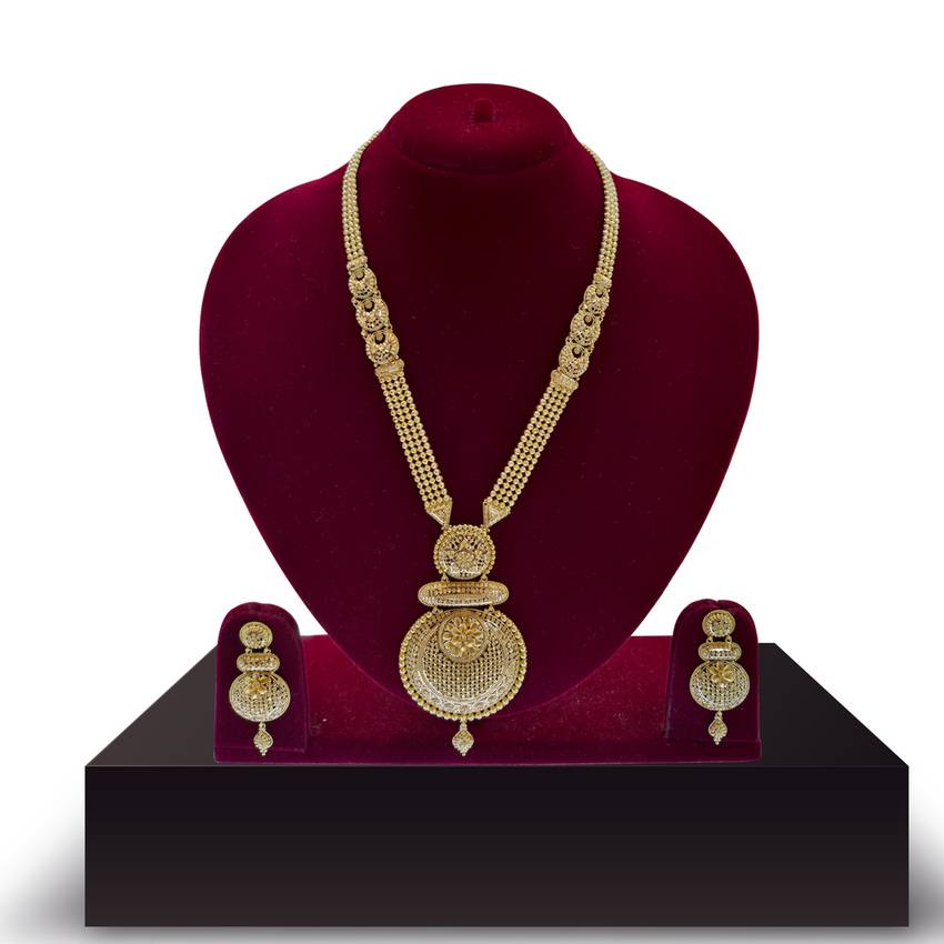 Image Of Enchanting Antique Gold Neckwear Set