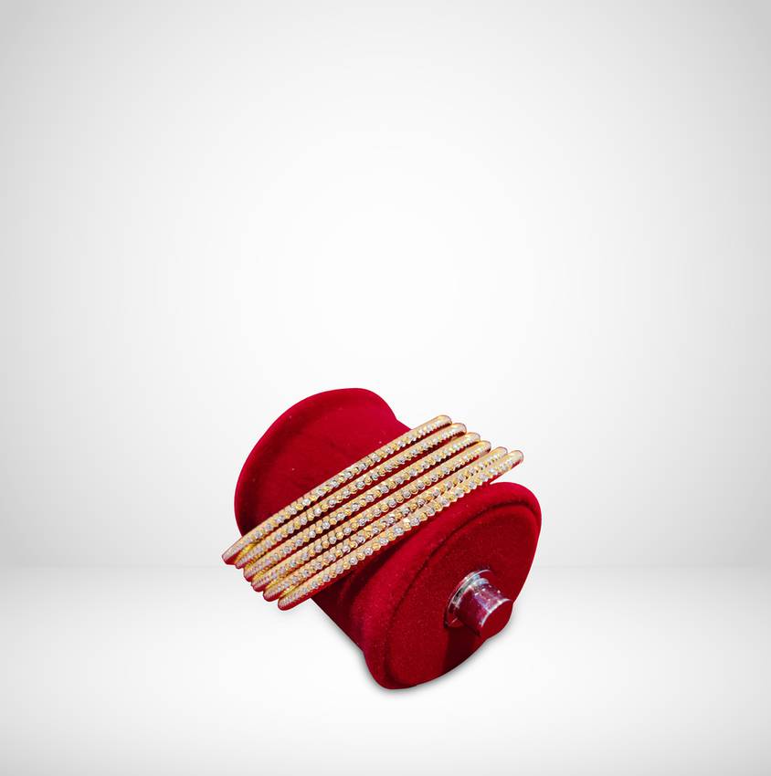 Image Of Sleek Textured Bangles