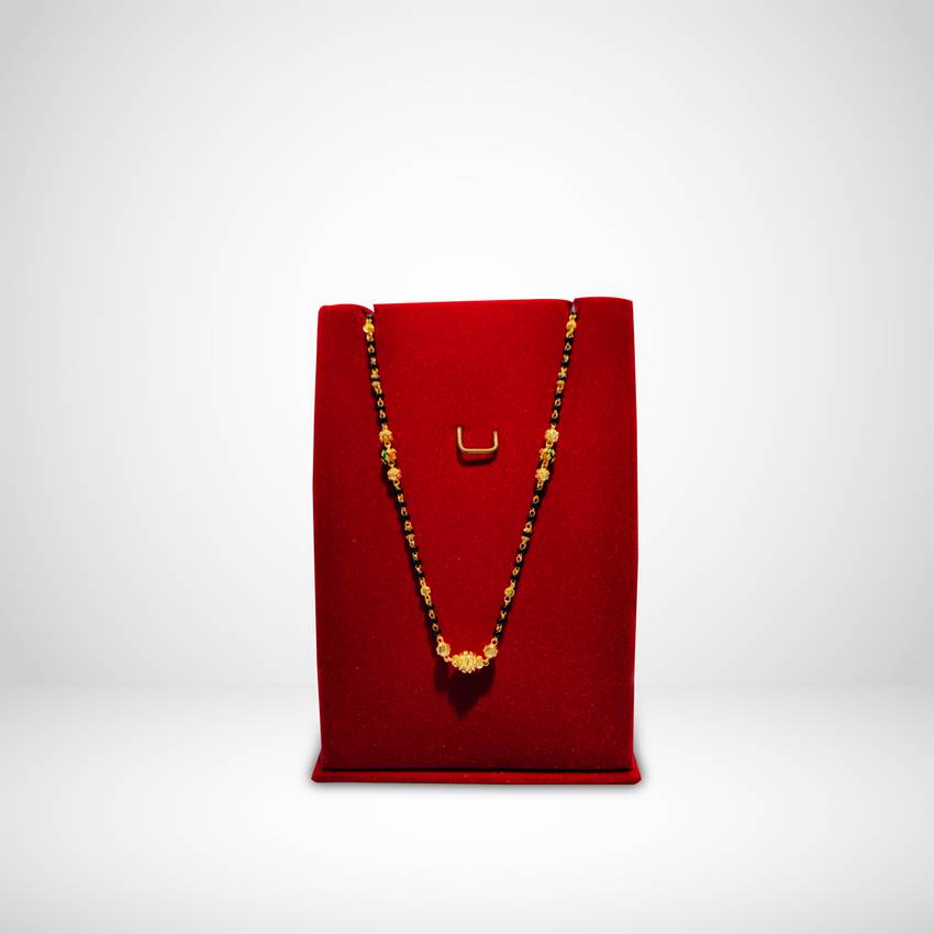 Image Of Opulent Traditional Gold Mangalsutra
