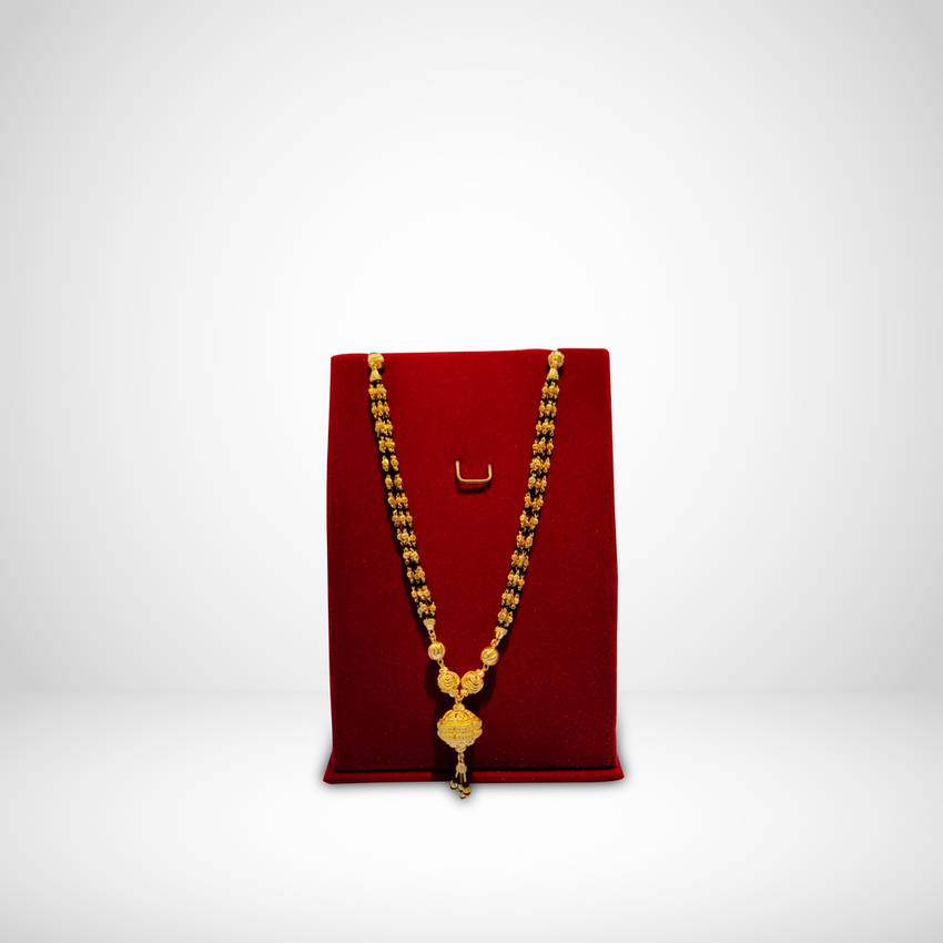 Image Of Utsa Mangal sutra In 22 Carat Yellow Gold