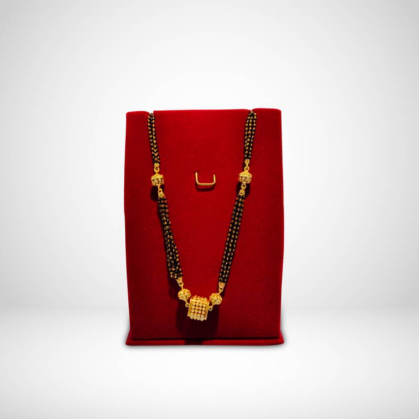 Image Of Cube Stunning Gold Mangalsutra