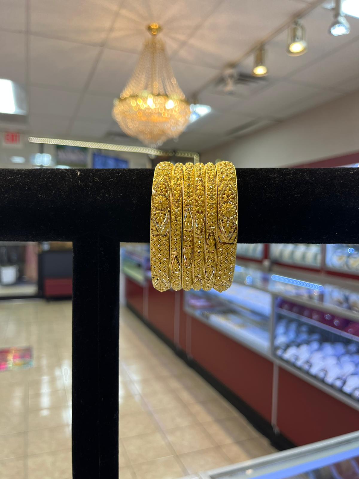 Image Of The Motif Adorned Bangle