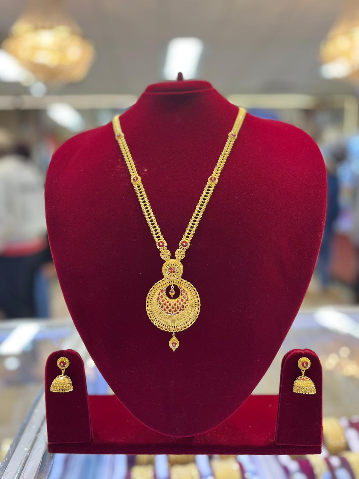 Image Of Chandbali Style Necklace Set