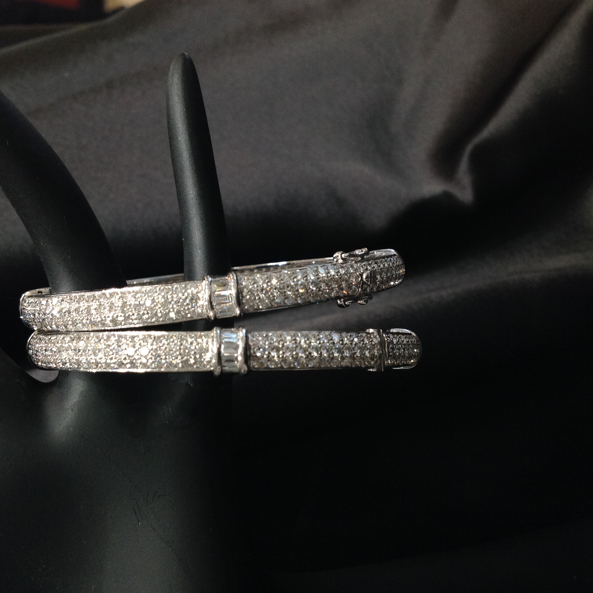 Image Of Sparkling Diamond Bangle