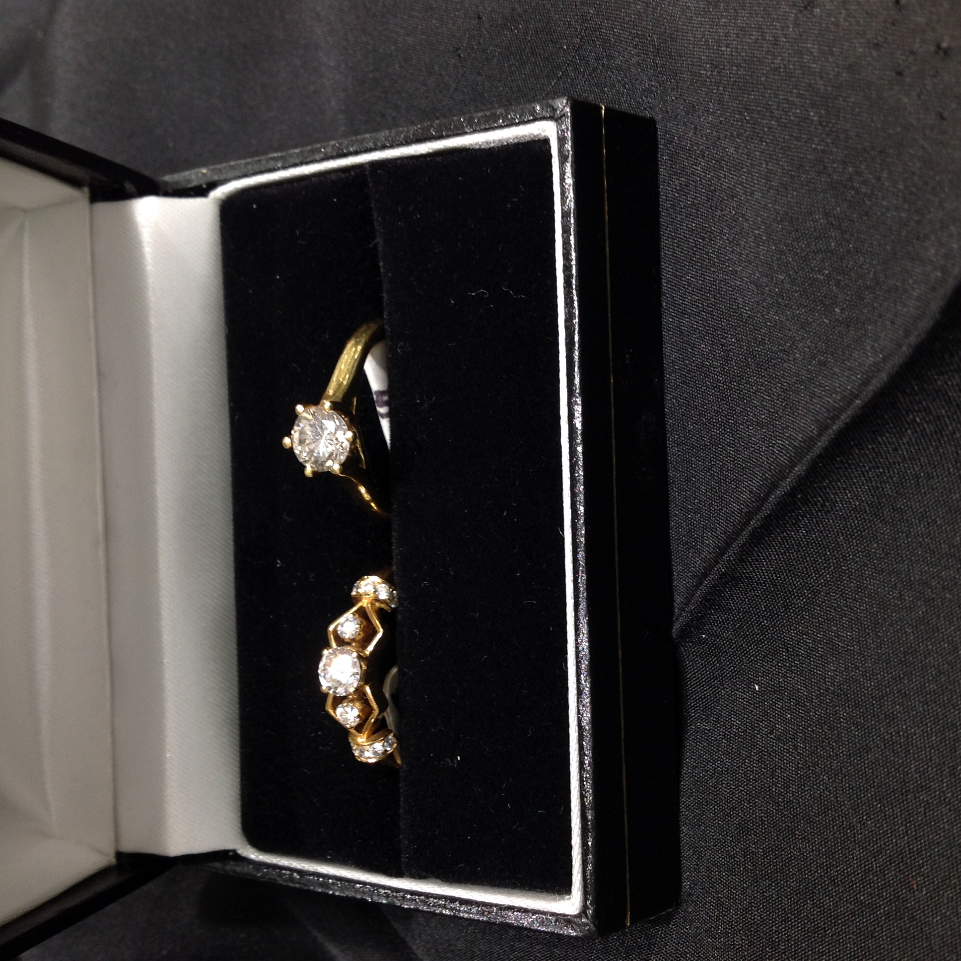 Image Of Geometric Play Diamond Ring