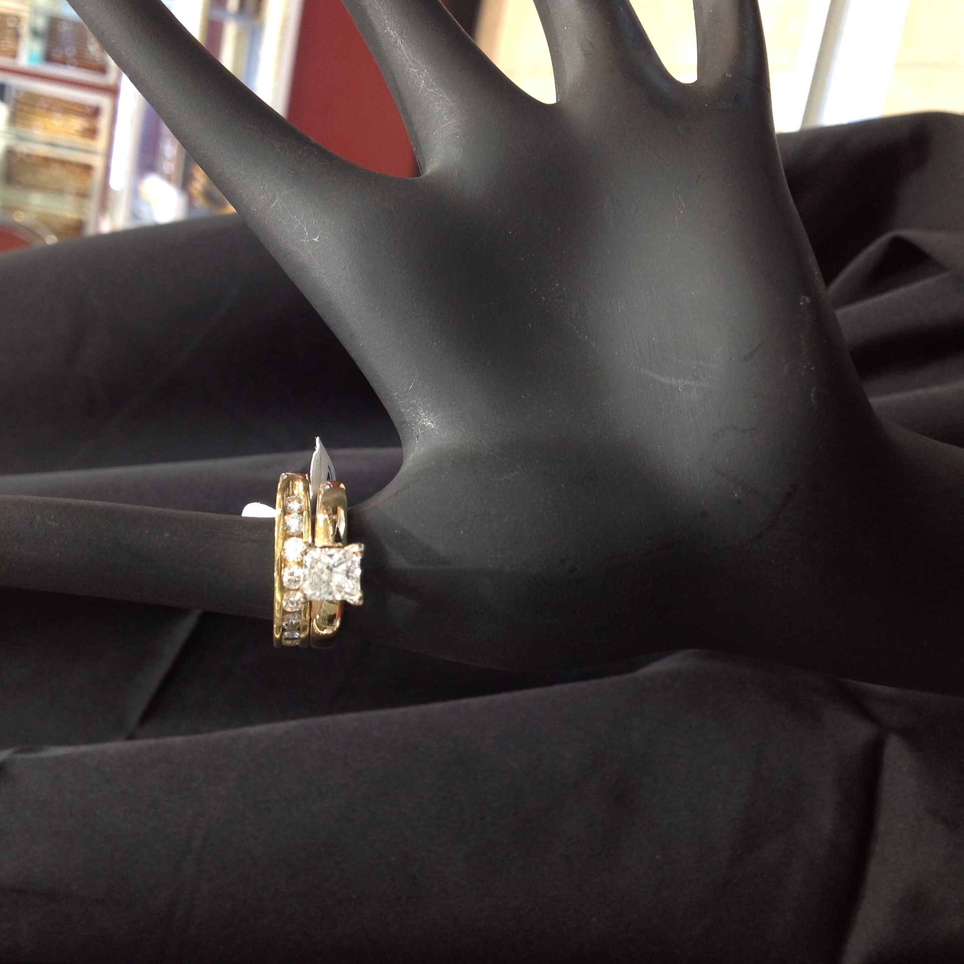 Image Of Timeless Emerald-Cut Diamond Ring